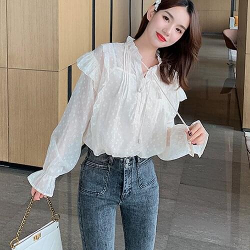 LSHITT Womens Chiffon Blouses