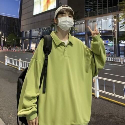 Cotton Hoodie Mens Korean Casual Hoodie Mens Fashion Loose Hoodie Mens Streetwear Large Size Pullover Hoodie Men S-3XL