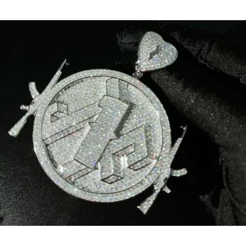 OTIY 2021 new arrivals customized jewelry iced out mens hip hop bling lab diamond pendant