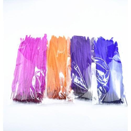 New Natural dyed Female Pheasant Tail Feathers 50-100pcs 25-30CM DIY Feathers for Crafts and Wedding Decoration Chicken plumas