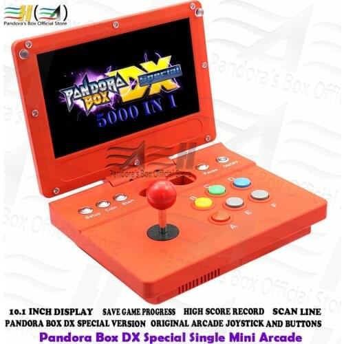 Pandora Box DX 3000 in 1 Portable mini arcade clamshell mini arcade Retro Portable game Console Arcade Joystick Button 3D tekken