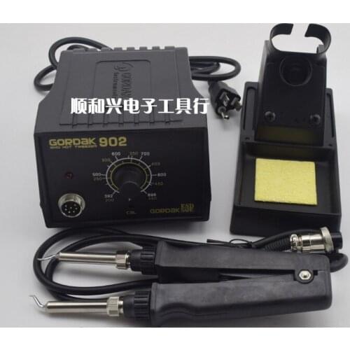 110V/220V 75w SMD Tweezers Soldering Station Iron 902 ESD Anti-static Adjustable Temperature Control Thermostat 900M TIP