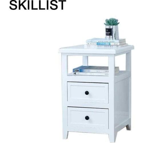 Lemari Kayu Korean Mesillas Noche Para El Nachtkastje Cabinet Bedroom Furniture Night Stand Mueble De Dormitorio Bedside Table