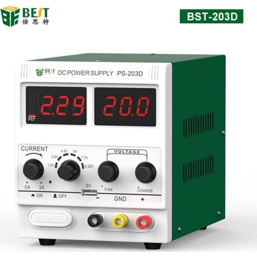 BST-203D Mobile Phone Repair Power Supply Current Meter Digital Display Adjustable Voltage DC Regulated Power Supply