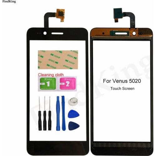 5.0'' Touch Screen For Venus 5020 Touch Screen Mobile TouchScreen Front Glass Digitizer Repair Front Glass Tools Adhesive