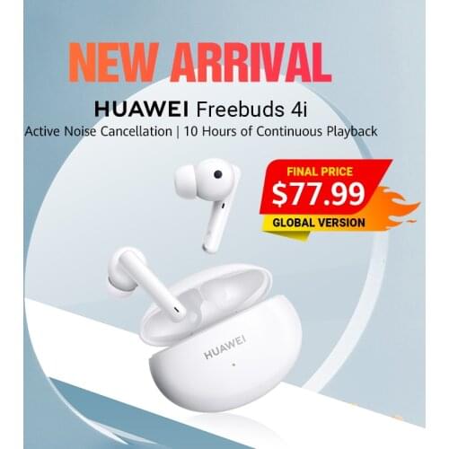 In Stock! Global Version HUAWEI Earphones Freebuds 4i TWS Wireless Bluetooth 5.2 Headphones Noise Cancellation 10H Playback