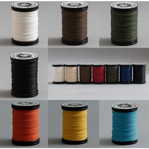 0.34 0.42 0.50mm Hand sewn products Waxed Linen Thread Hand sewn hemp thread hemp wax thread handmade leather goods