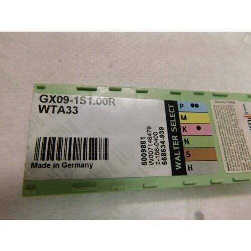 10PCS CARBIDE INSERT GX09-1S1.00R WTA33