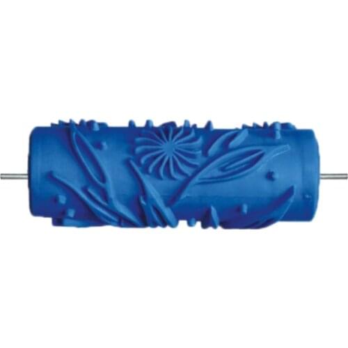 2021 New 5" Embossed Paint Roller Sleeve Wall Texture Stencil Brush Pattern Decor