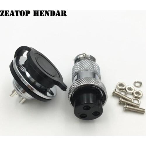 30Set GX20 with Flange Dustproof Cover XLR 2 3 4 5 6 7 8 9 10 12 14 Pin Circular Welding 20mm Aviation Plug Socket Air Connector