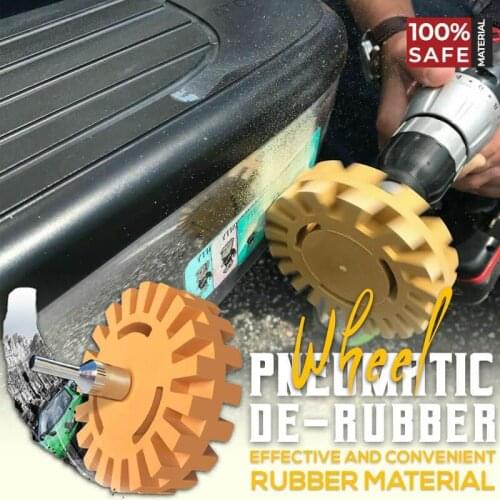 Car Pneumatic Rubber Eraser Wheel Pad Rubber Disk Decal Eraser Wheel Car Sticker Remover Paint Cleaner Car Polish Auxiliary Tool