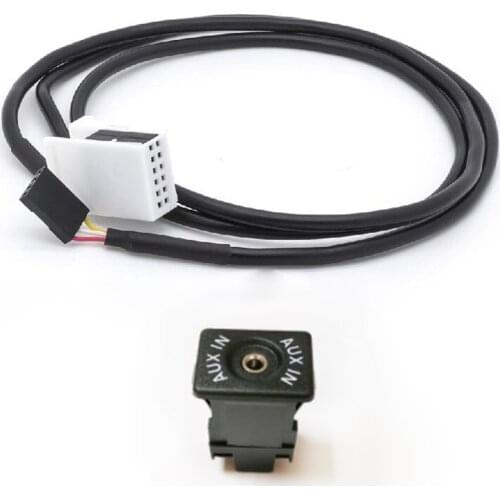 Biurlink RCD510 RNS510 RCD310 RNS315 Extend AUX-in Switch Audio Cable Adapter for Skoda