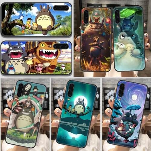MY NEIGHBOUR TOTORO Phone Case For Samsung Galaxy A 10 12 20E 21S 30 32 40 50 51 52 70 71 72 5 6 7 2016 2018 black silicone