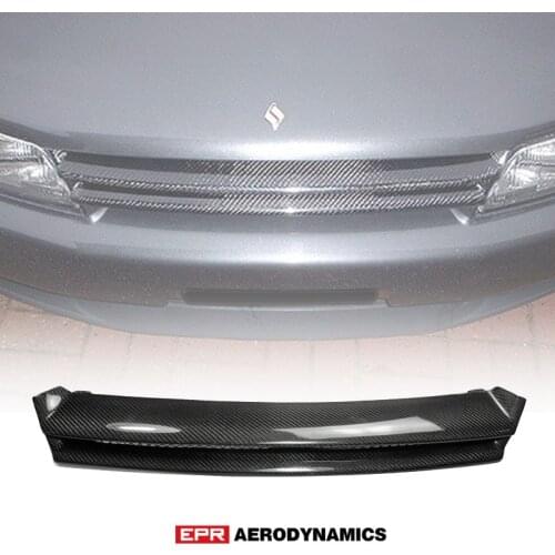 For Nissan Skyline R32 GTR OE Style Carbon Fiber Glossy Finished Front Grille Bumper Grill performance line Accessories Body kit