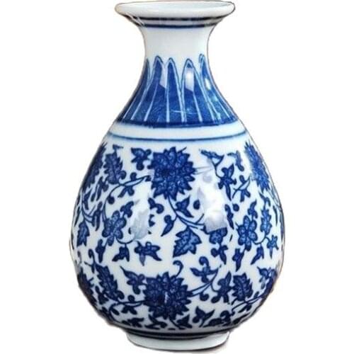 Home decoration China jingdezhen blue and white porcelain vase a3