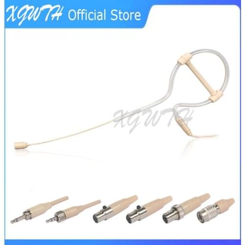 Headset Microphone Single Ear Hanging Omnidirectional Condenser Mic For Sennheiser Shure AKG Audio Technica MiPro Wireless