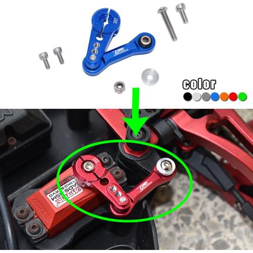 GPM Metal 25T servo arm + tie rod #AR340061+AR330230 for ARRMA 1/7 INFRACTION MOJAVE 1/8 KRATON SENTON TYPHON TALION OUTCAST
