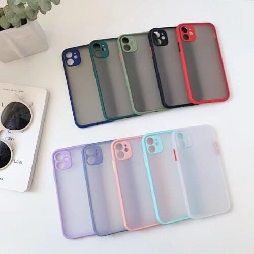 25pcs Touching Matte Case For IPHONE 12/11 Pro Max/678 Plus Untra Thin Frosted Case For IPHONE 12 Pro Max/SE 2020/XS MAX/XR