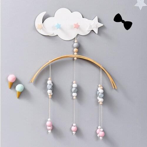 Stars Cloud Wall Hook Cute Door Hooks Home Living Room Wall Decoration Keys Hanger Kids Baby Room Storage Hooks
