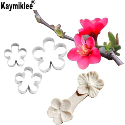 Peach blossom Veiner Silicone Mould Cake Decorating Tools ,Sugarcraft Mold Fondant Gumpaste Candy Mold CS280