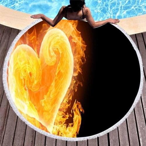 Couple Series Microfiber Beach Towel Drawstring Backpack Sports Yoga Blanket Swimming Bath Towel