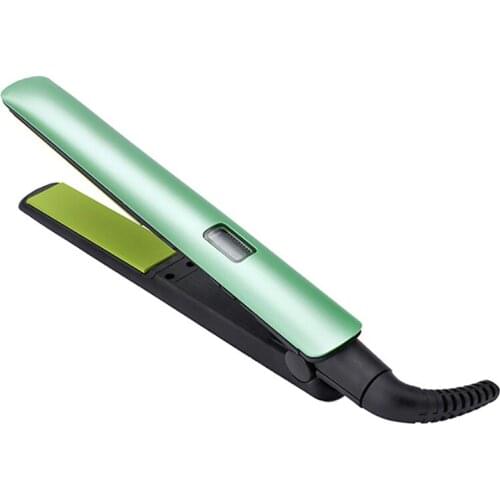 LCD Display Straightening Irons Hair Curler Hairdressing Splint Hair Straightener, Adjustable Temperature Hair Curling Iron