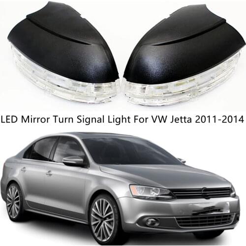 LED Mirror Light For VW Jetta 6 MK6 2011 2012 2013 2014 Car-Stying Rear Mirror LED Turn Signal Indicator Light Lamp