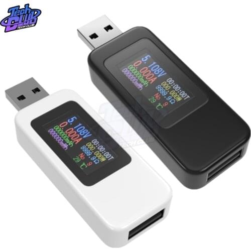 QC2.0 QC3.0 DC USB Tester Current Voltage Meter Timing Voltmeter Ammeter Digital Monitor Power Indicator Charger 4-30V