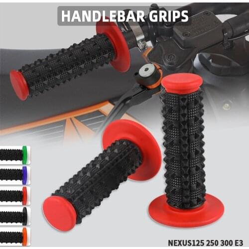 22mm 24mm Universal Motorbike Handle Bar End For GILERA Nexus 125 250 300 E3 Rubber Motocycle Accessories Brake Handlebar Grips