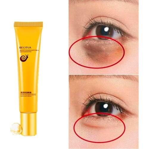 Tighten Snail Eye Cream Firming Collagen Lifting Essence For Eyes Anti Puffiness Against Bags Hyaluronic Acid Moisturizing Cream