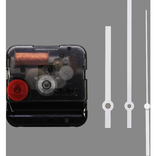 12888 6mm screw length movement With White Clock Hand Quartz Movement Plastic Sweep Movement Clock Accessory DIY Clock Kits