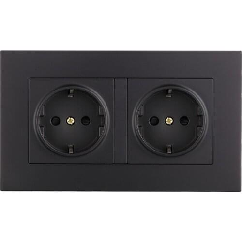 146 Type EU Standard Pop Socket German Wall Concealed Electrical Socket Panel Power Outlet 16A 110-250V