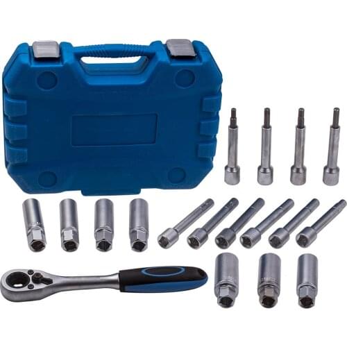 18pcs Shock Absorber Universal Tools Kit Repairing Suspension Strut Sockets