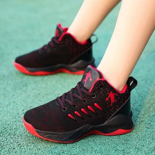 2021 Brand High Quality Boys Basketball Shoes Breathable Non-Slip Kids Sneakers Girls Children Sport Shoes Boy Trainer Basket