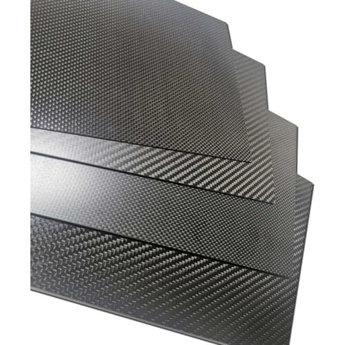 220mm X 240mm Real Carbon Fiber Plate Panel Sheets 0.5mm 1mm 1.5mm 2mm 3mm 4mm 5mm thickness Composite Hardness Material for RC