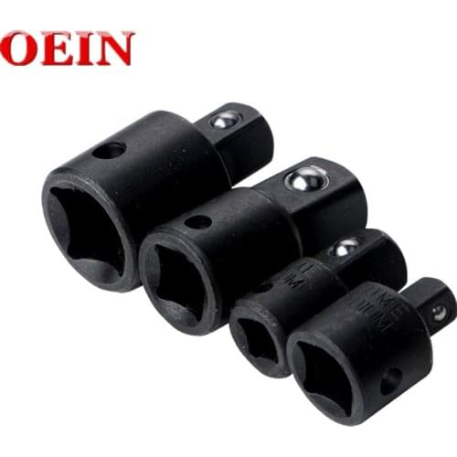 4pcs 1/4 3/8 1/2 Drive Socket Adapter Converter Reducer Air Impact Craftsman Socket Wrench Adapter Hand Tools Set Repair Tools