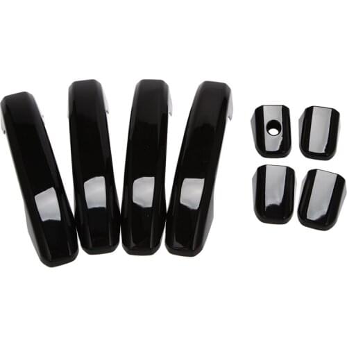 ABS Chrome Passenger Side Outer Exterior Door Handle Covers for Chevrolet Silverado GMC Sierra 1500 2500 3500 2014-2020