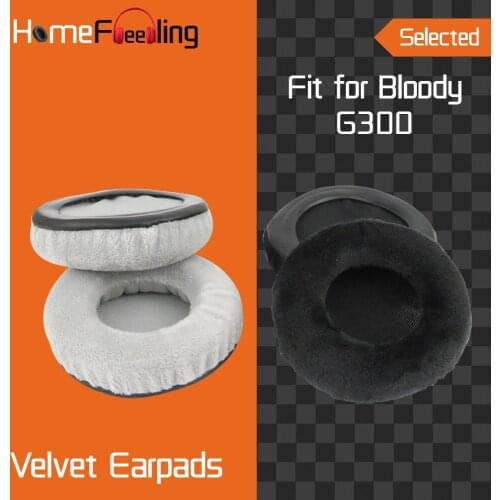 Homefeeling Earpads for Bloody G300 Headphones Earpad Cushions Covers Velvet Ear Pad Replacement