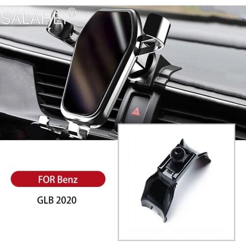 Car Phone Holder Bracket Stand For Mercedes Benz GLB GLA B Class 2020 Air Vent Snap-type Car Interior Accessories Car Navigator