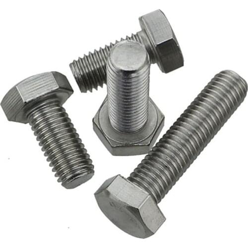 1pcs Reverse Thread Hexagon Bolt A2 Stainless Steel M6-M12 Rotate left Hex Head Screw