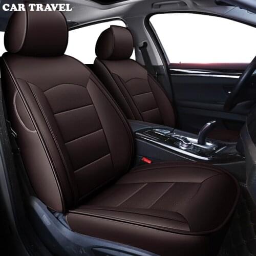 CAR TRAVEL Custom real leather car seat cover for Citroen C4 PICASSO C4-Aircross C4-PICASSO C5 auto Accessories car seats style