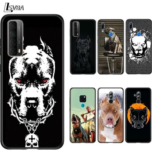 Pit Bull Lovely Pet Dog For Huawei Mate 40 RS 30 20 20X 10 P Smart 2021 2020 Z S Pro Plus Lite 2019 2018 Phone Case