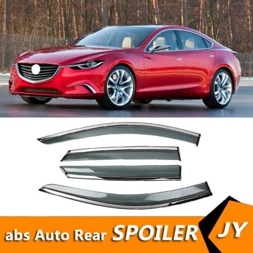For Mazda Takeri 2011 Window Visor Vent Shades Sun Rain Deflector Guard For Mazda Takeri Auto Accessories 4PCS/SET