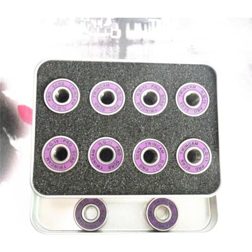 ILQ11 precise dual dustproof covers inline speed bearing for roller skates driftboard scooter skateboard 608 bearing 16 pcs/lot
