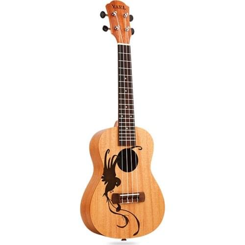 Concert Ukulele 21 inch Ukulele 4-String Guitar Sapele Rosewood Fretboard Mini Guitar for Adult Children Beginners UK2141