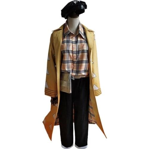 Anime Demon Slayer: Kimetsu no Yaiba Agatsuma Zenitsu Cosplay Costume custom-made