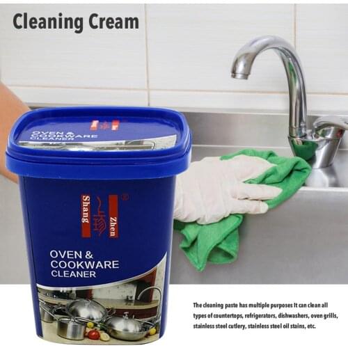 Cookware Kitchen Cleaner Strong Detergent Cream Magical Stainless Steel Naturally Plant Formula Multifunctional Cleaner
