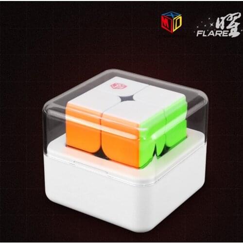 Qiyi XMD Yao 2x2x2 M mini Puzzle Three-speed Magnetic Adjustment Speed Magic Cube Adults Professional Antistress Toy Cubo Magico