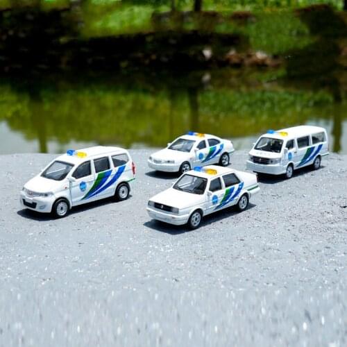 1/64 alloy casting car model VW Jetta Jinbei urban management law enforcement vehicle Wuling Elantra high-end collection