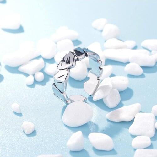 VENTFILLE 925 Sterling Silver Geometric Irregular stone opening Ring For Men Temperament Personality Creative Jewelry Gift